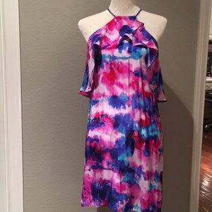 Alice & Tricia multi colored silk dress